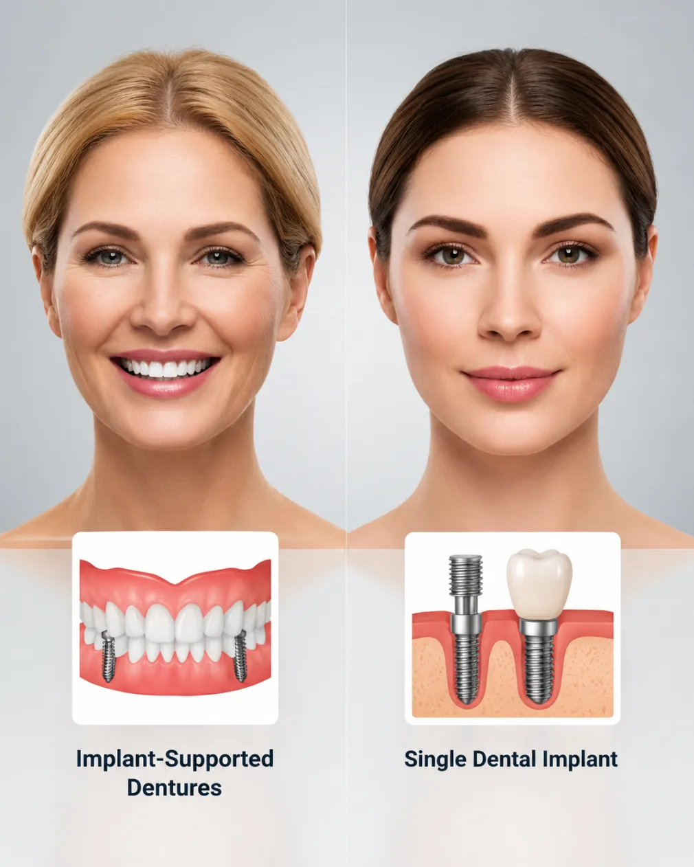 Implant-Supported Dentures vs. Dental Implant