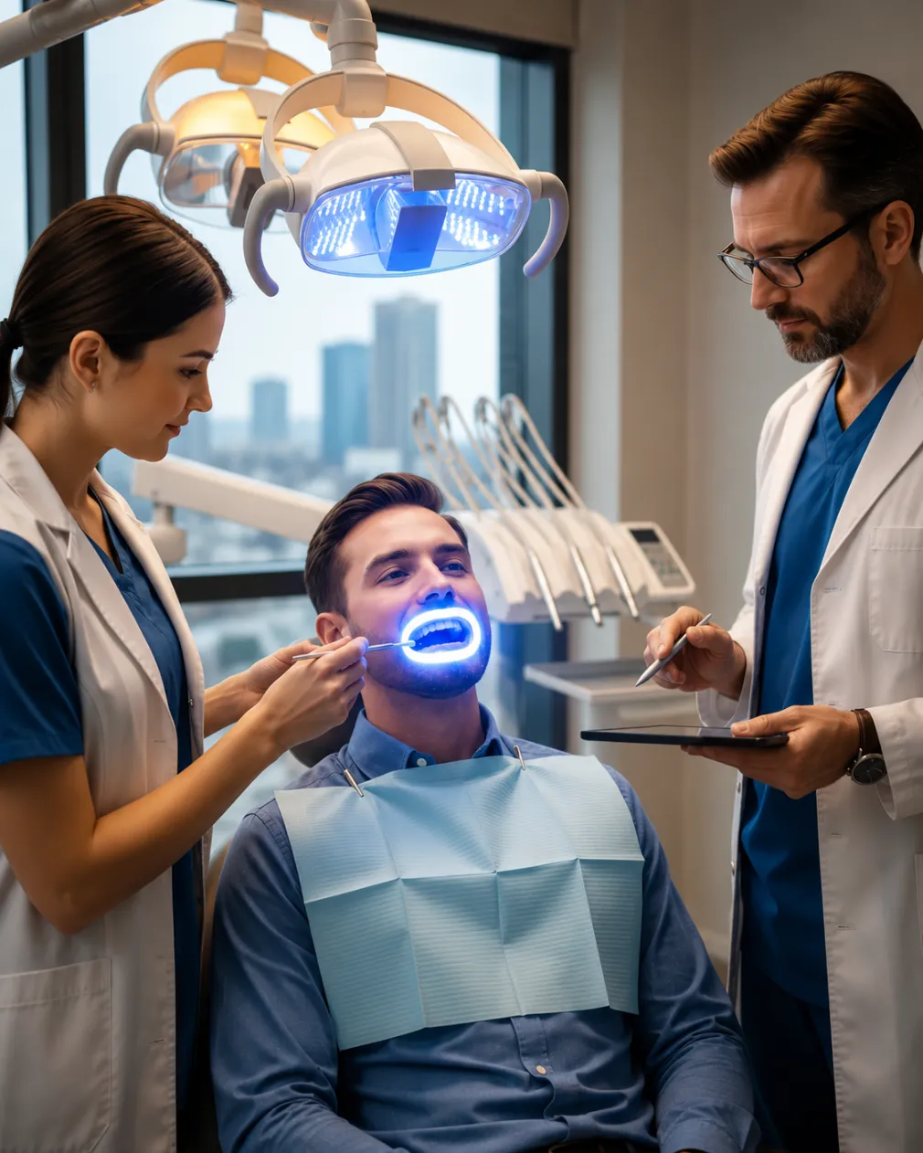 You may experience temporary tooth sensitivity following the procedure